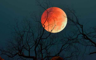 血月是怎么回事：指的是天空中出现红色的月亮