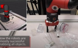 卡内基梅隆大学研究人员教会机器人拾取透明或反光的物体